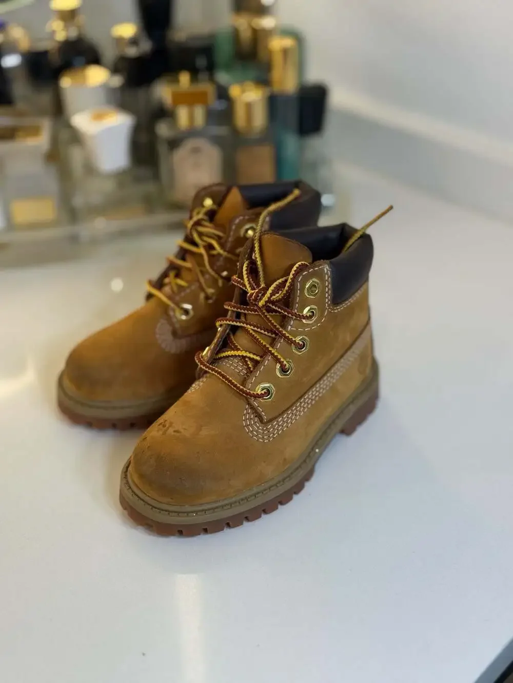 Timberland Toddler 6-Inch Premium Waterproof Boots in Wheat
